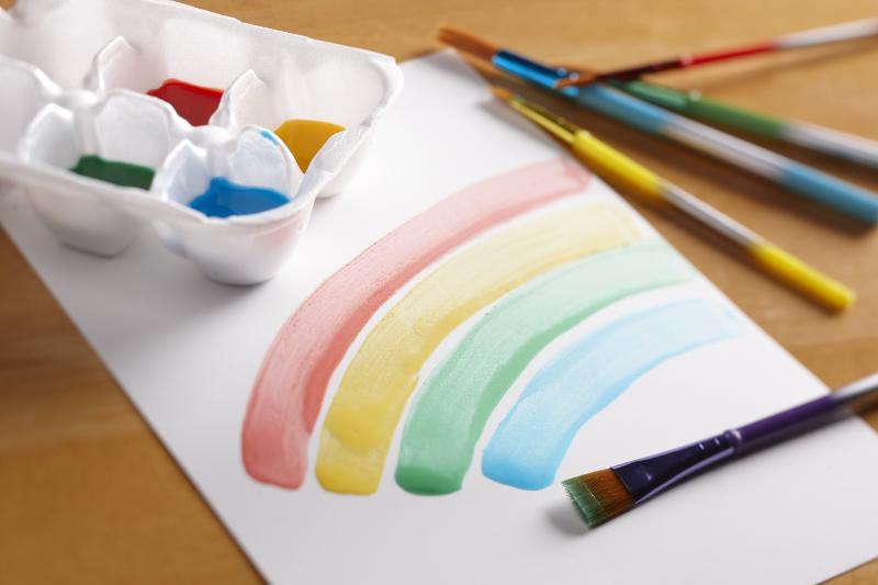 Argo Foodservice - Watercolors - a great craft for a rainy day